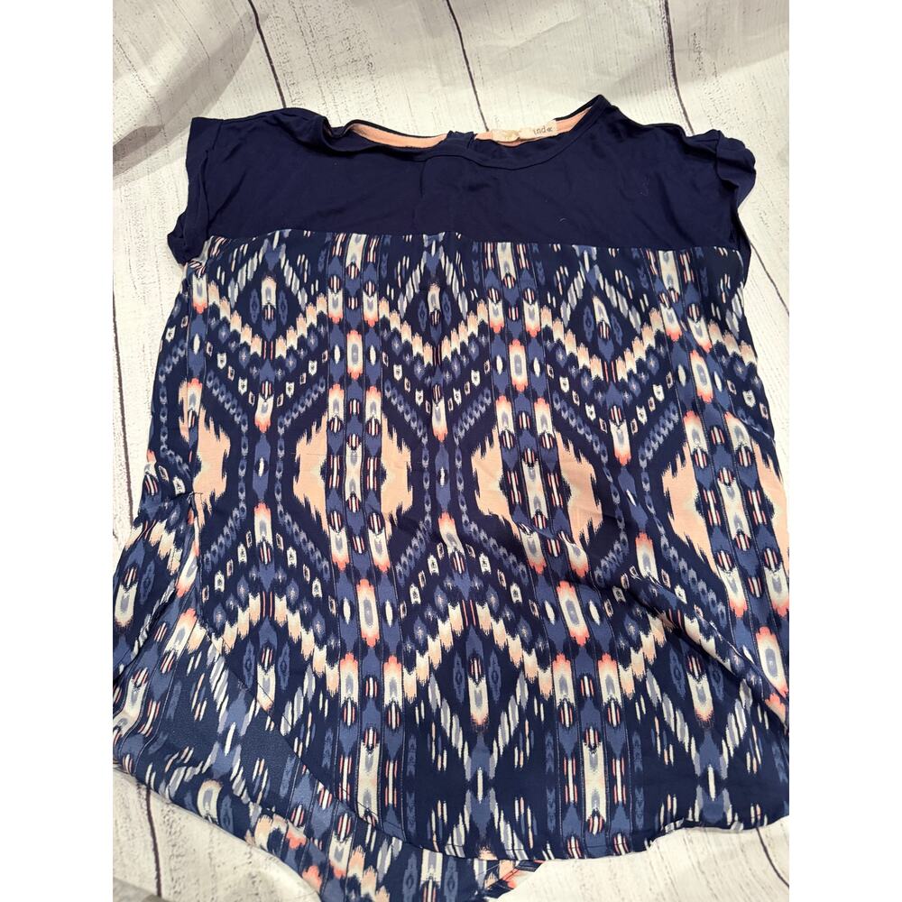 Rewind Geometric/Aztec Print Top Size S